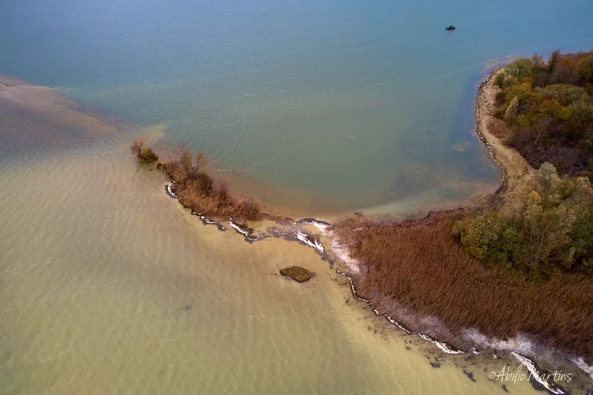 Lac de la Madine, prise au drone